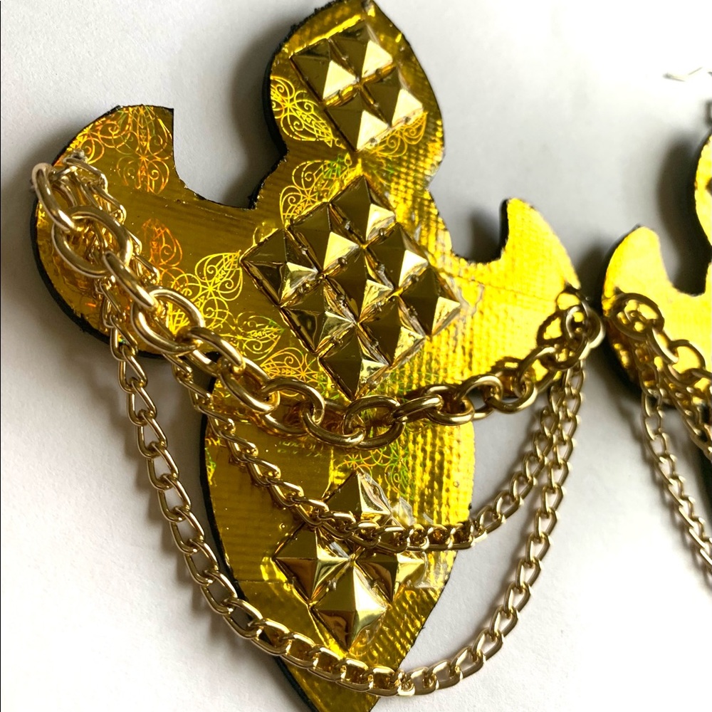 Golden earrings
